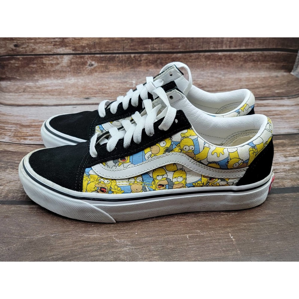 Simpsons Vans Homer men's 6/women's 7.5 shoes